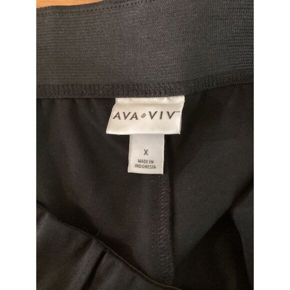 Ava &‎ Viv Women's Pants Skinny Mid Rise Comfort X - Picture 5 of 9